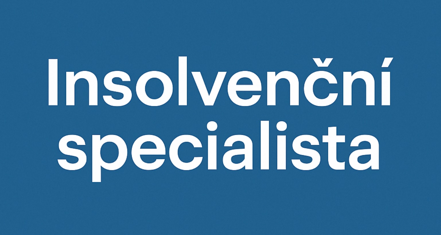 Insolvenční specialista Zbavíme Vás dluhu